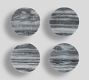 Grey Marble Coasters - Set of 4