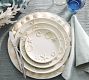 Coastal Embossed Stoneware Appetizer Plates - Set of 4