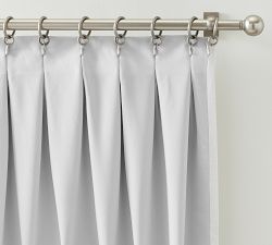 Emery Linen Pinch Pleat Blackout Curtain
