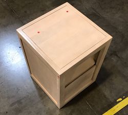 Open Box: Cayman Charging Nightstand (16") - Biscotti