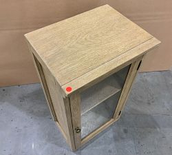 Open Box: Modular Bar Glass Door Hutch (18") - Seadrift