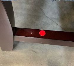 Open Box: Thatcher Upholstered Settee (56") - Performance Heathered Tweed Indigo