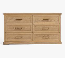 Open Box: Vintners 6-Drawer Wide Dresser (60") - Savanna