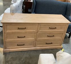 Open Box: Vintners 6-Drawer Wide Dresser (60") - Savanna