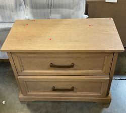 Open Box: Vintners Wide Nightstand (31") - Savanna
