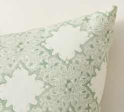 Printed Lattice Outdoor Pillow