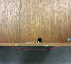 Open Box: Reed Modular Bar Open Hutch (18") - Antique Umber