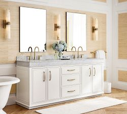 Frances Alabaster Double Tube Sconce (22")