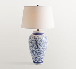 Edith Ceramic Table Lamp (29")