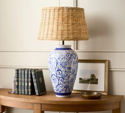 Edith Ceramic Table Lamp (29")