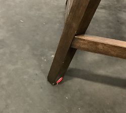 Open Box: Layton Leather Swivel Counter Stool (25.5") - Churchfield Stone, Vintage Amber