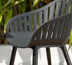 Sinclair Metal Outdoor Dining Chairs, Set of 4