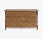Chris Loves Julia Stacked Ball Wide Dresser (62")