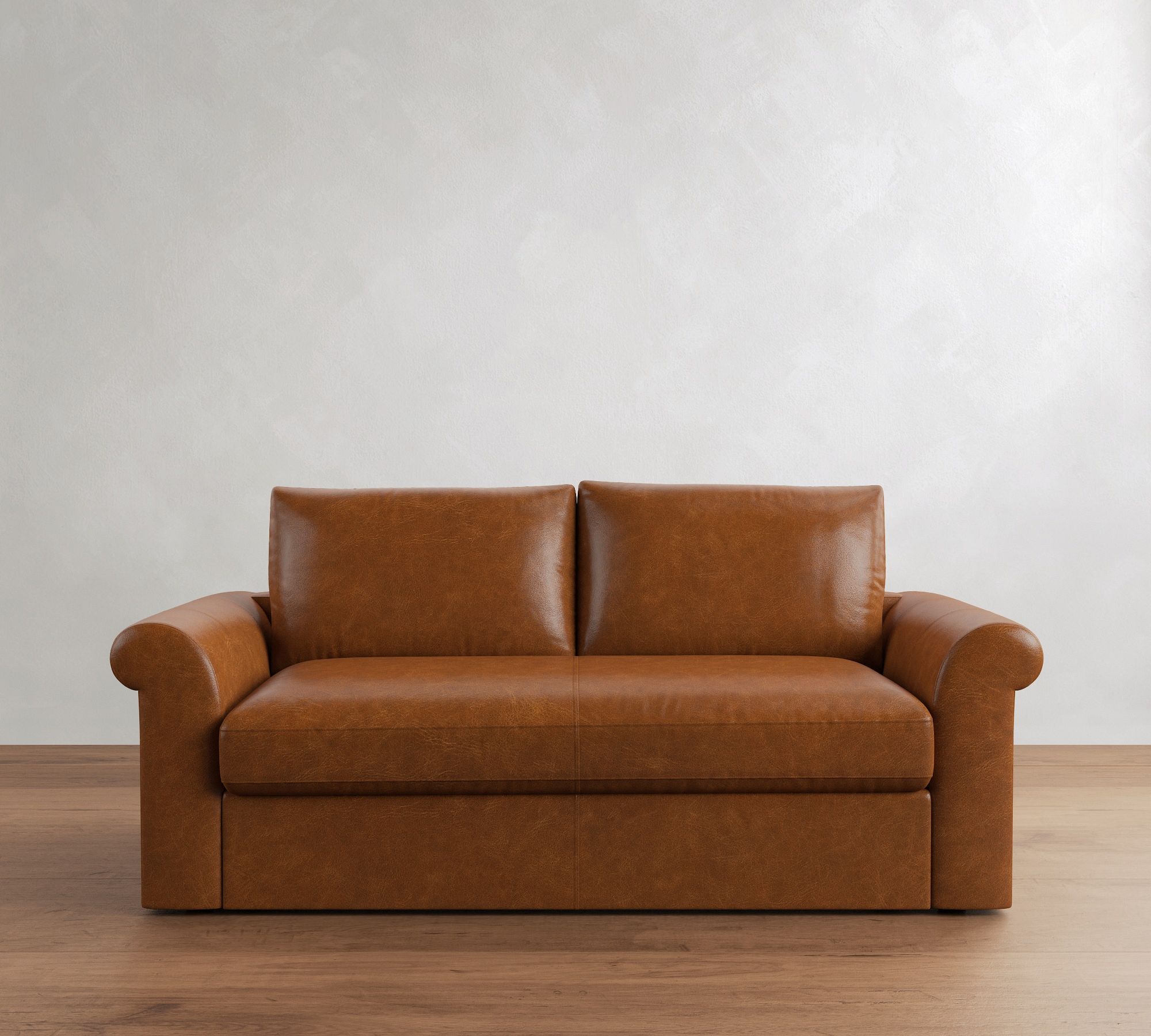 Westwood Roll Arm Leather Sleeper Sofa  (64"&ndash;95") - thumbnail 5