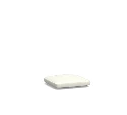 Capri Outdoor Lounge Chair Cushion Cover, High Performance Canvas, White