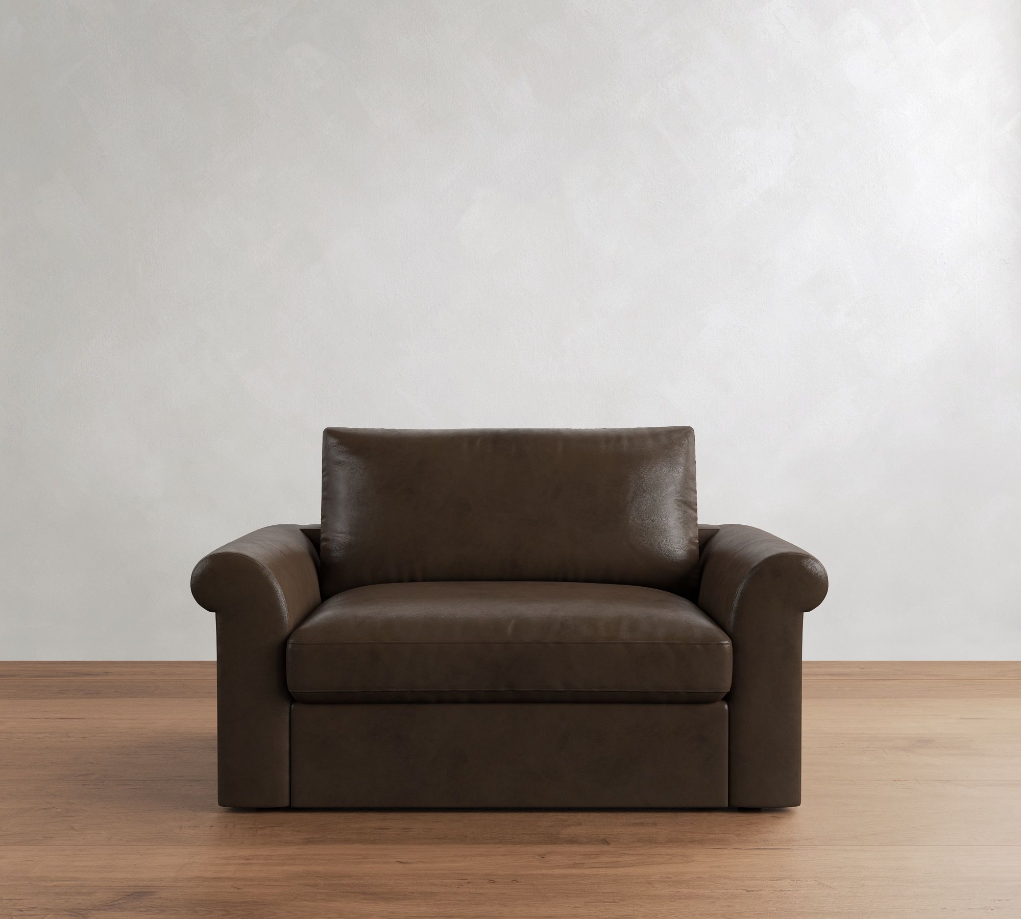 Westwood Roll Arm Leather Sleeper Sofa  (64"&ndash;95") - thumbnail 3