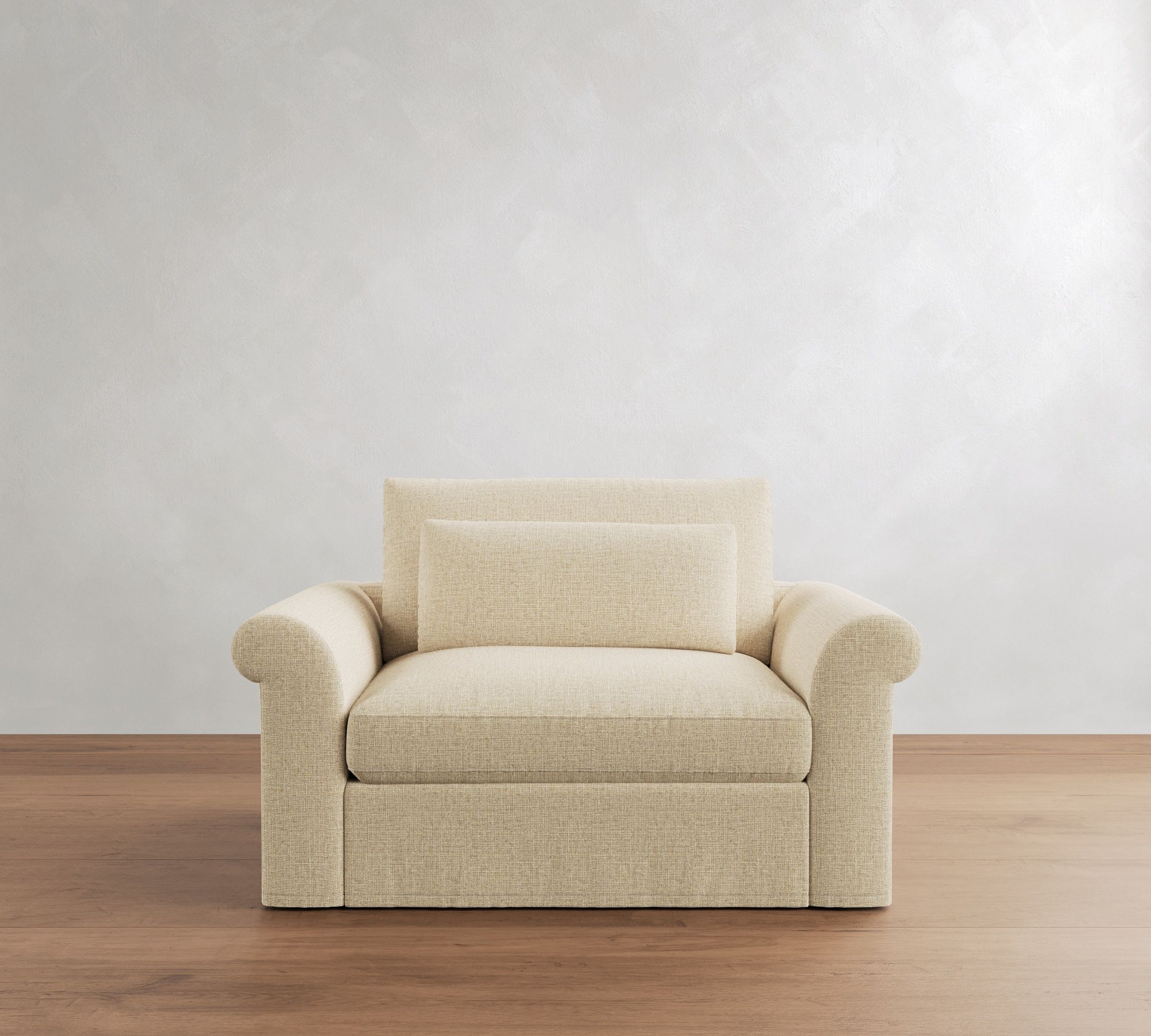 Westwood Roll Arm Deep Seat Slipcovered Sleeper Sofa  (64"&ndash;95")
