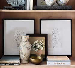 Potted Rose Framed Print by Carleigh Courey