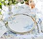 LoveShackFancy Blue Rose Melamine Dinner Plates - Set of 4