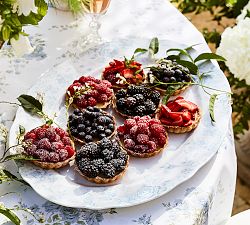 LoveShackFancy Blue Rose Melamine Serving Platter