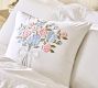 LoveShackFancy Embroidered Bouquet Pillow Cover