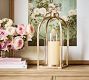 LoveShackFancy Figural Brass Ribbon Lantern