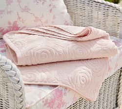 LoveShackFancy Sculpted Rosette Beach Towel