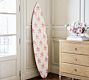 LoveShackFancy Pink Rose Printed Surfboard Wall Art