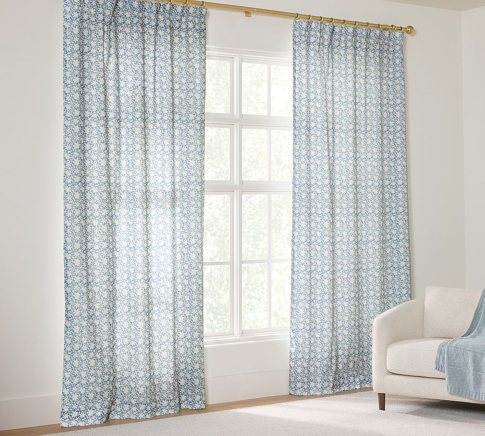 Fleur Printed Curtain by Pottery Barn