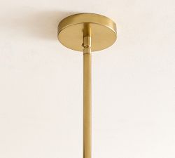 Hayes Alabaster Round Pendant (8")