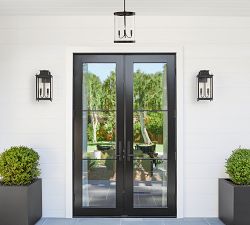 Belvedere Metal Outdoor Round Lantern Pendant (13")