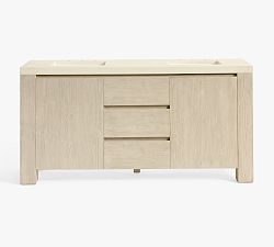 Open Box: Laguna Double Sink Vanity (67") - Sand Dune