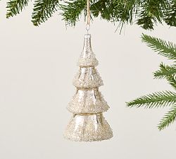 Open Box: Large Tree Ornament - Silver