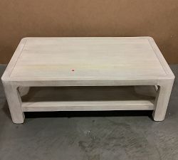 Open Box: Aptos Rectangular Coffee Table (48") - Sandwash