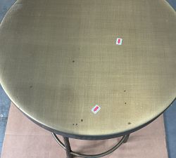 Open Box: Estrada Metal Stool, Counter Height (26") - Antique Brass