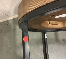 Open Box: Malcolm Round Nesting Coffee Table (25" L) - Glazed Pine