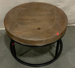 Open Box: Malcolm Round Nesting Coffee Table (25" L) - Glazed Pine