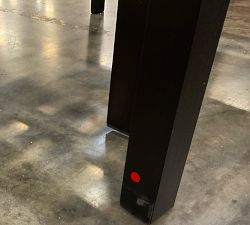 Open Box: Malibu Metal Sectional Outdoor Corner Chair Frame - Black