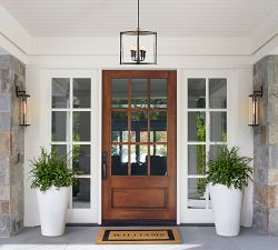 Valley Lantern Metal Outdoor Sconce (20")