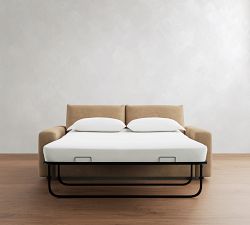 Sierra Leather Sleeper Sofa (62"&ndash;88")