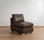 Build Your Own PB Comfort Modern Roll Arm Leather Sectional