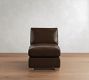 Build Your Own PB Comfort Modern Roll Arm Leather Sectional