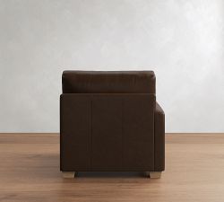 Build Your Own PB Comfort Modern Square Arm Leather Sectional