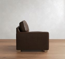 Build Your Own PB Comfort Modern Square Arm Leather Sectional