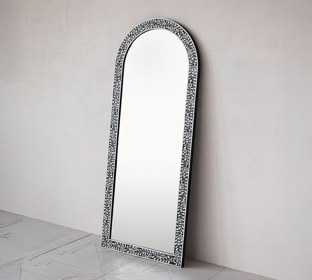 Bone Inlay Arched Mirror by Pottery Barn