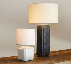 Open Box: Amara Marble Table Lamp (10"-24")
