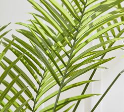 Faux Leafy Palm Tree