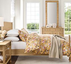Ansley Yellow Floral Duvet Cover