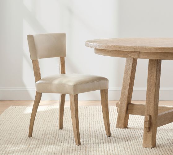 Payson Leather Dining Chair by Pottery Barn