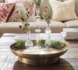 Antique Brass Decorative Pedestal Bowl